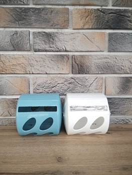 Держатель для туалетной бумаги "Aqua" с крышкой