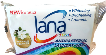 Мыло хозяйственное LANA Аромат цветов 255 г 36шт/кор (340088)