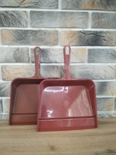 Совок для мусора квадратный с короткой ручкой