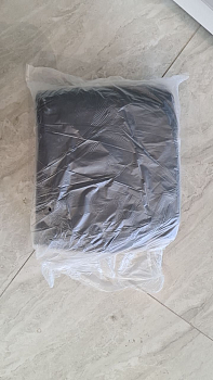 Мешки для мусора 240 л 40 мкм, черный 50 шт ПВД (1000×1200мм)5упак