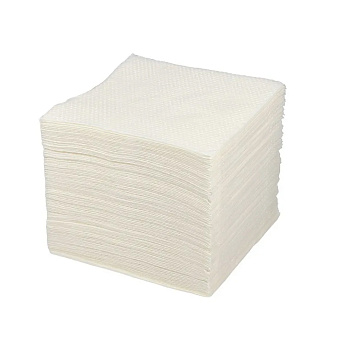 Салфетки бумажные 1 сл 23*23 100шт Ecosoft белые 