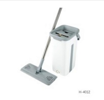 Комплект для уборки пола швабра+ведро с отжимом 7л H-4012
