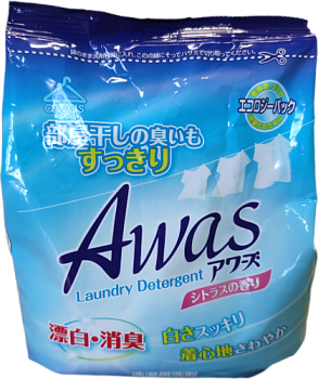 Порошок стиральный RS Awa's д/сушки в помещении концентрат/аромат цитрусовых 0,8 кг 10шт/кор (093950