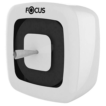 Диспенсер для туалетной бумаги FOCUS с центральной вытяжкой белый пластик