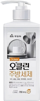 Средство для мытья посуды  MKH O'Clean 700 мл 12шт/кор (604024)