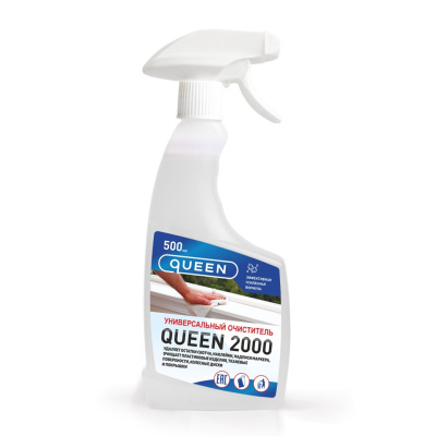Очиститель универсальный Queen 2000, 500 мл с триггером (1/20)